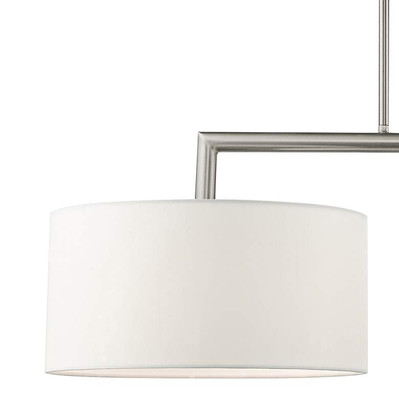 Image 4 Meridian 35" Wide Brushed Nickel 2-Light Island Chandelier more views