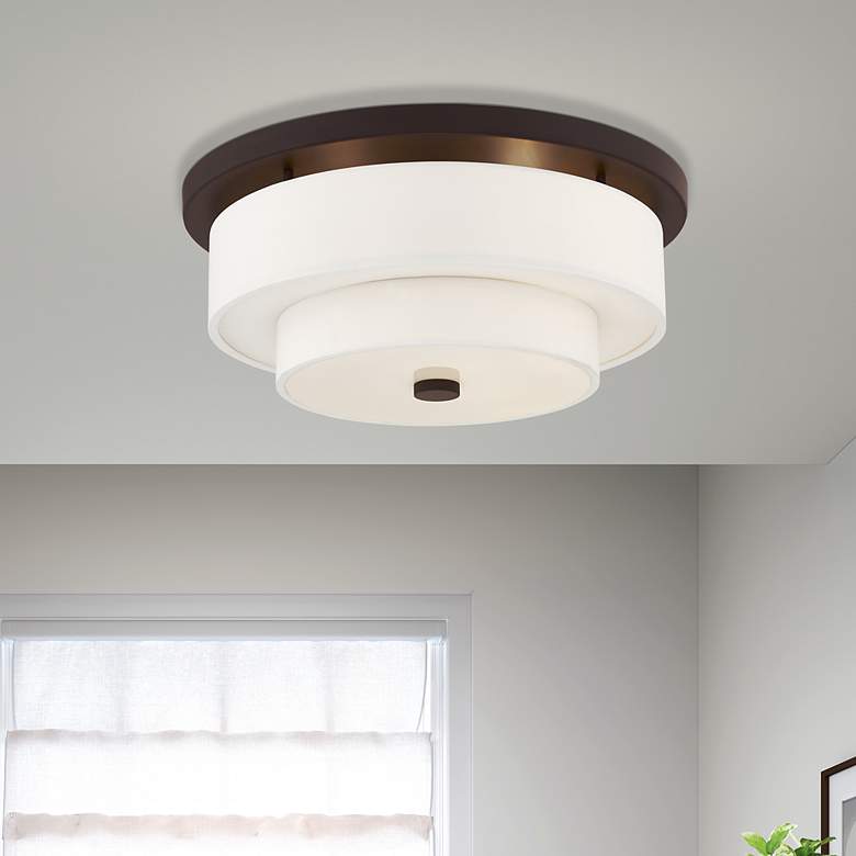 Image 1 Meridian 4 Light Bronze Ceiling Mount