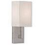 2_Meridian 5-in W 1-Light Brushed Nickel Arm Wall Sconce