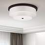 3_Meridian 5 Light Bronze Ceiling Mount more views