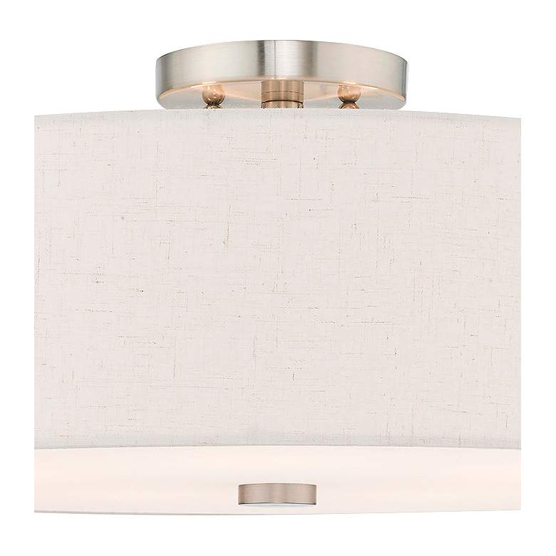 Image 4 Meridian 5 Light Brushed Nickel Ceiling Mount more views