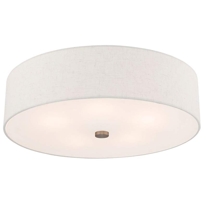Image 5 Meridian 5 Light Brushed Nickel Ceiling Mount more views