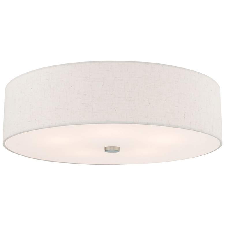 Image 7 Meridian 5 Light Brushed Nickel Ceiling Mount more views