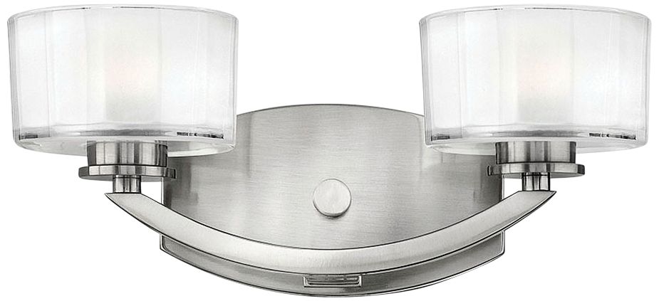 Image Meridian 6"H Nickel 2-Light Wall Sconce by Hinkley Lighting