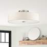 Thumbnail1 of Meridian 6 Light Brushed Nickel Semi Flush