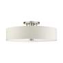 Thumbnail3 of Meridian 6 Light Brushed Nickel Semi Flush more views