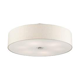 Image5 of Meridian 6 Light Brushed Nickel Semi Flush more views
