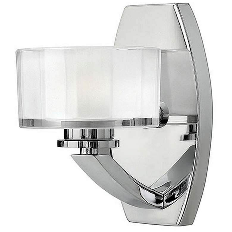 Image 1 Meridian 8 inch High Chrome Wall Sconce by Hinkley Lighting
