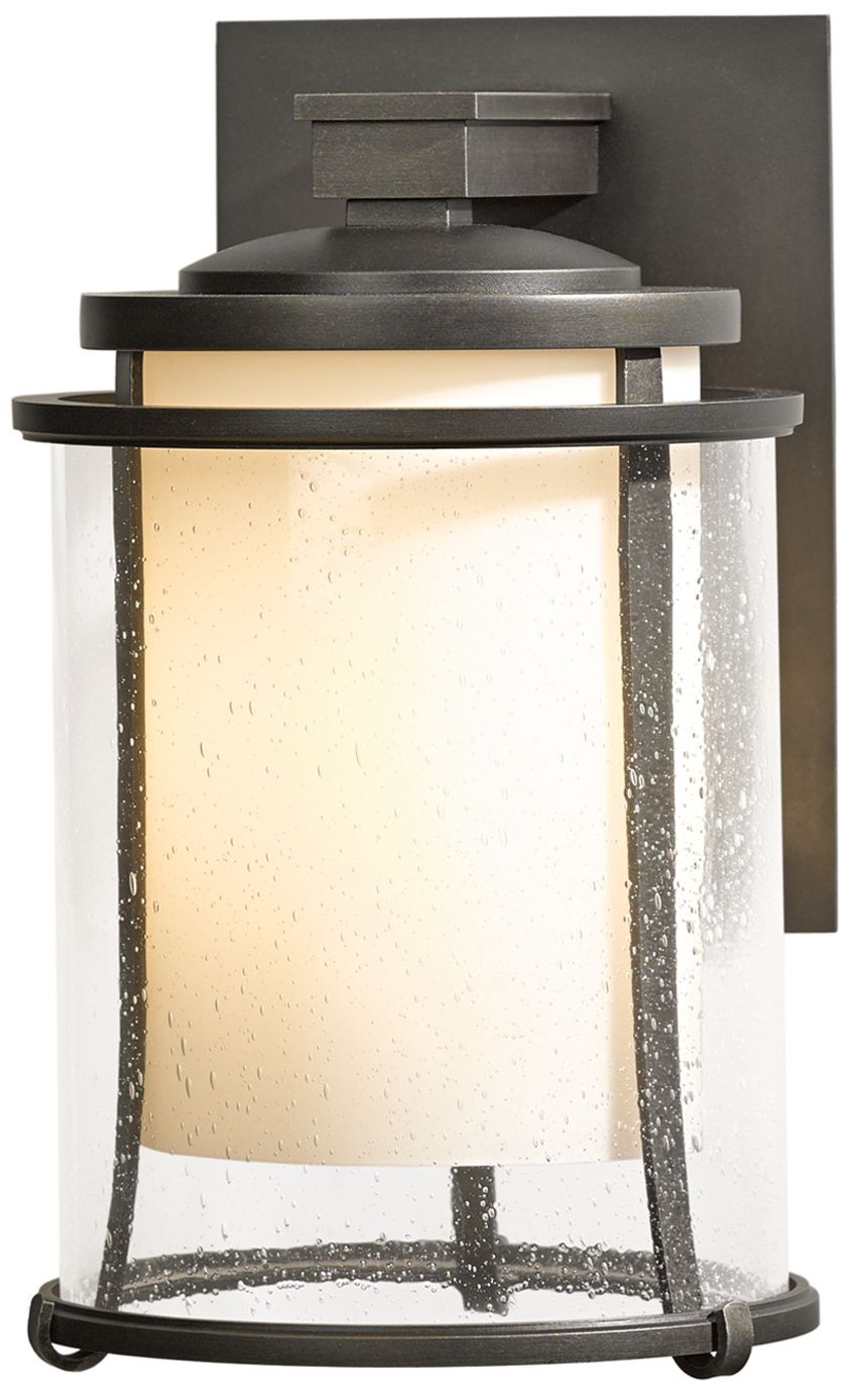 Meridian Coastal Dark Smoke Outdoor Light w/Opal Made to Order