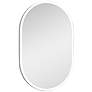 Meridian Frosted 23" x 36" LED Lighted Vanity Wall Mirror
