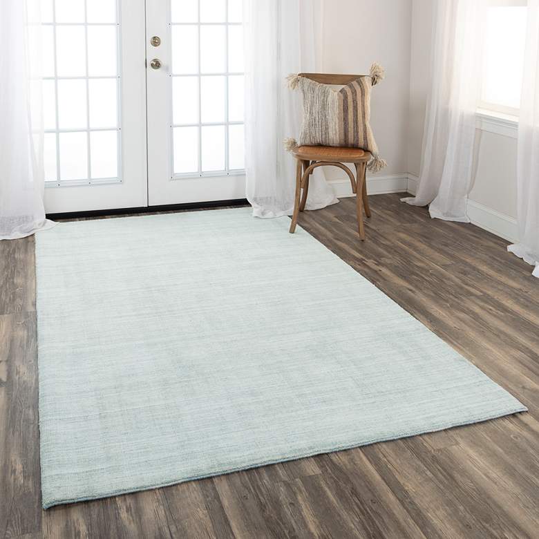 Image 1 Meridian MRN982 5&#39;x7&#39;6 inch Silver Rectangular Area Rug