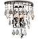 Meritage 14 3/4" High 2-Light Mercury Crystal Wall Sconce