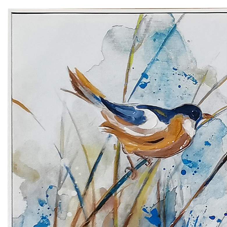 Image 2 Merle Feathered Trio 20"H 3-Piece Framed Canvas Wall Art Set more views