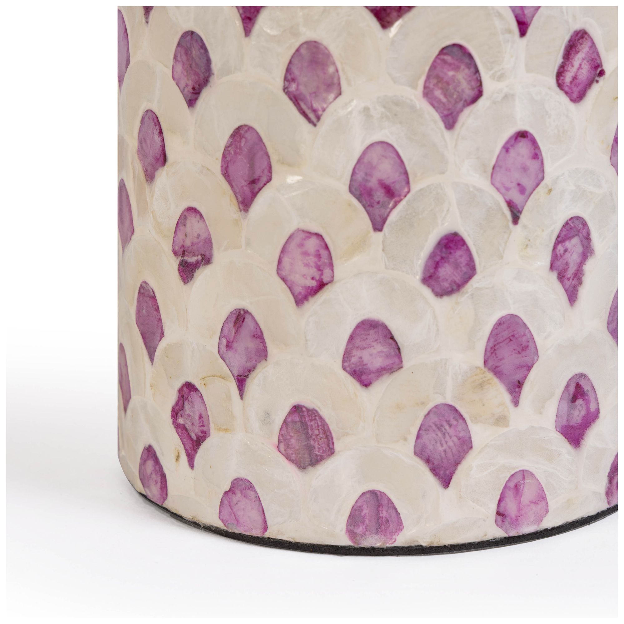 Image 4 Merlot Capiz Shell Table Lamp more views