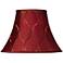 Merlot Embroidered Oval Bell Shade 7/9x13/18x13 (Spider)