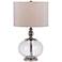 Merrill Chrome and Glass Table Lamp
