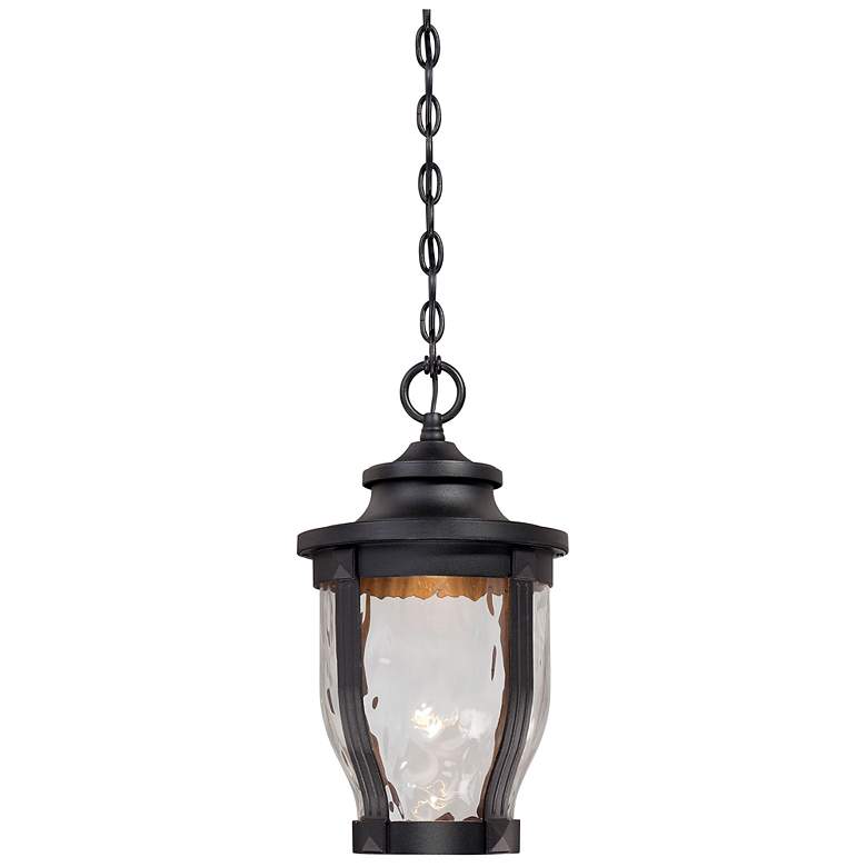 Image 1 Merrimack 17 1/2 inch High Black LED Hanging Outdoor Light