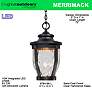 4_Merrimack 17 1/2" High Black LED Hanging Outdoor Light more views