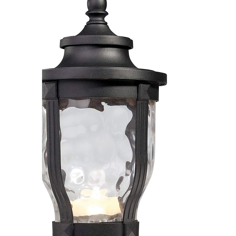 Image 3 Merrimack 19 1/4" High Black LED Outdoor Post Light more views