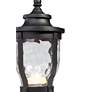 3_Merrimack 19 1/4" High Black LED Outdoor Post Light more views