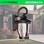 6_Merrimack 20" High Black LED Outdoor Wall Light more views
