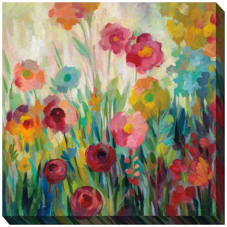 Image 1 Merriment 24" Square All-Weather Outdoor Canvas Wall Art