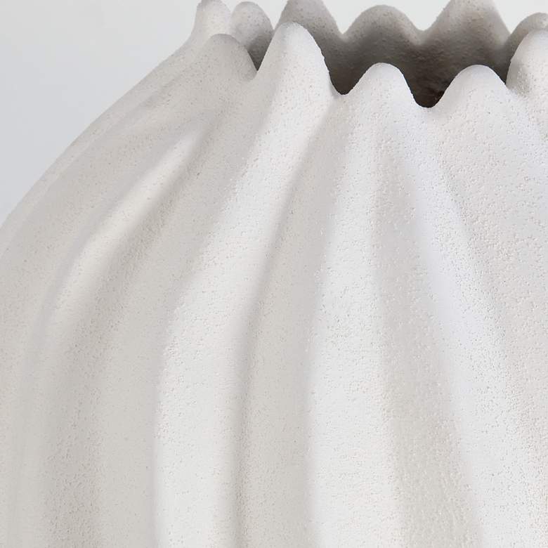 Image 3 Merritt 26" High White Earthenware Vase more views