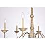 Thumbnail4 of Merritt Collection Chandelier D35 H21.6 Lt:6 Weathered Dove Finish more views