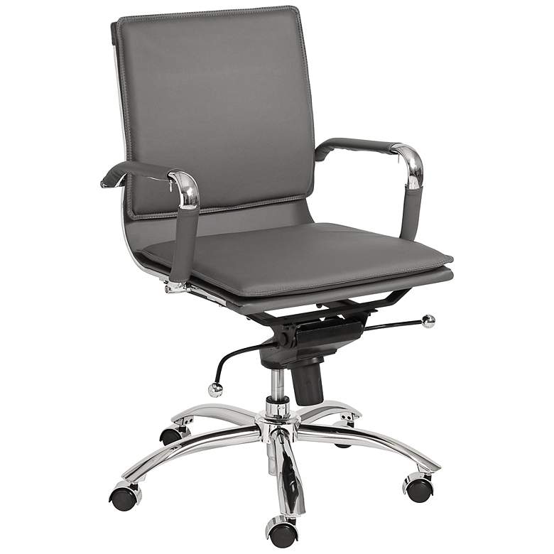 Image 1 Merritt Pro Gray Low-Back Office Chair