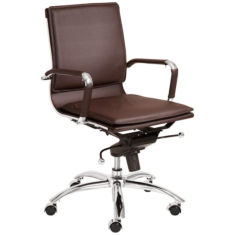 Image 1 Merritt Pro Low Back Brown Faux Leather Office Chair