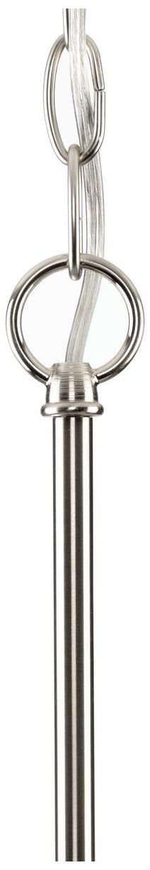 Merry Collection Three-Light Etched Glass Chandelier Light