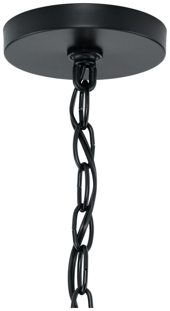 Merry Collection Three-Light Etched Glass Chandelier Light