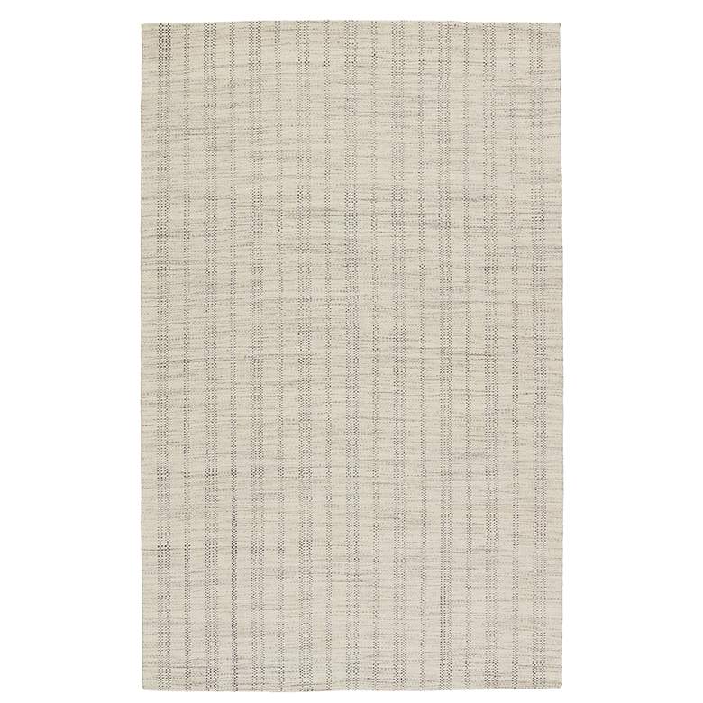Image 1 Merryn Marietta MRR01 6'x9' Cream and Black Wool Area Rug