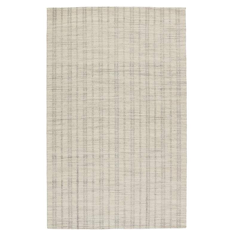 Image 1 Merryn Marietta MRR01 6&#39;x9&#39; Cream and Black Wool Area Rug