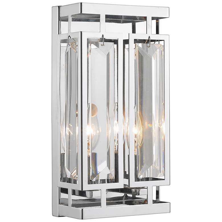 Image 1 Mersesse 2 Light Wall Sconce in Chrome