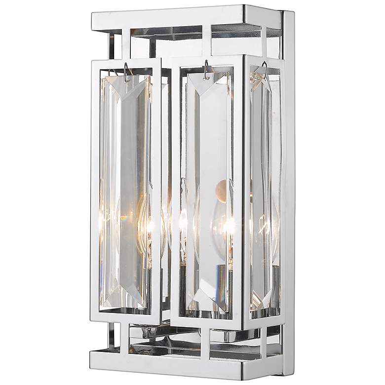 Image 1 Mersesse 2 Light Wall Sconce in Chrome