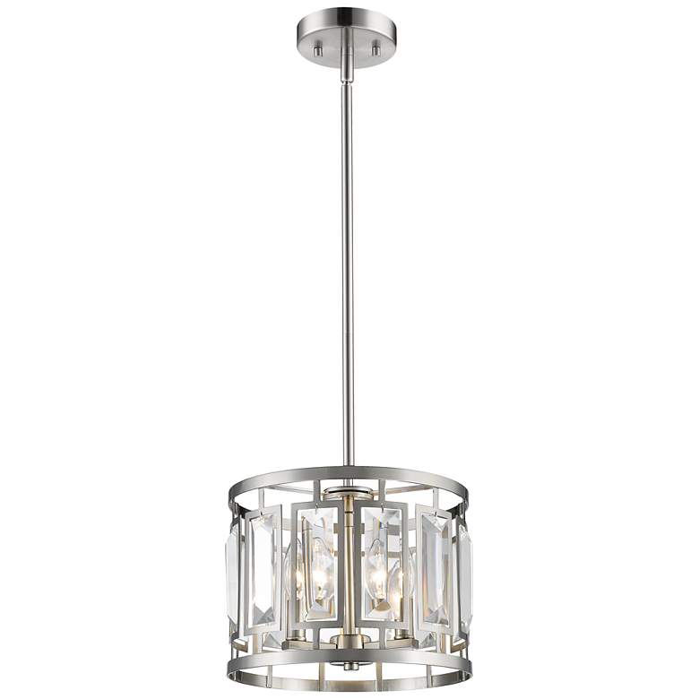 Image 1 Mersesse 3 Light Pendant in Brushed Nickel