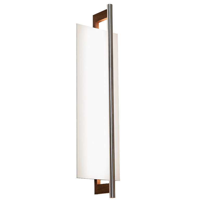 Image 1 Merus 21.3" White Washed Oak 2700K LED Sconce - 120V