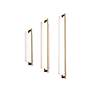 2_Merus 22"H Brass And Walnut 3500K Cool White 277V Sconce w/ White Shade more views