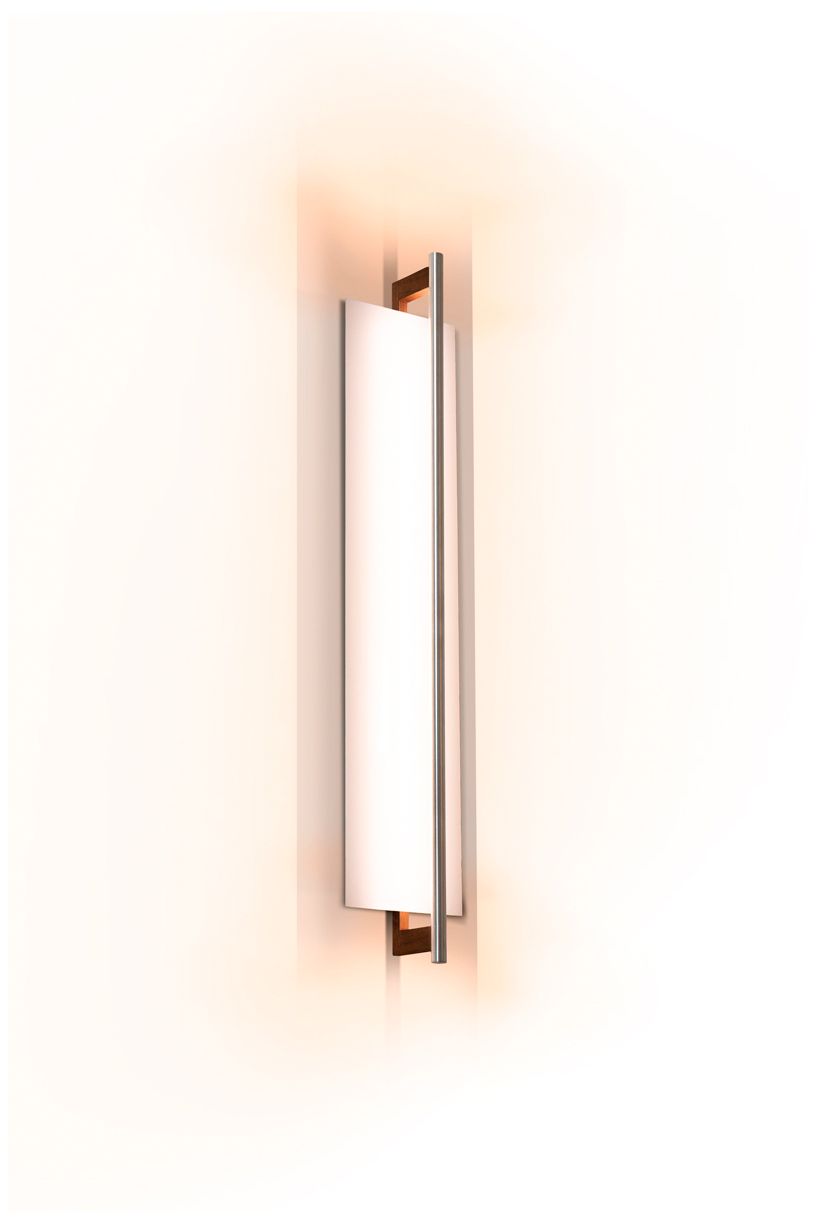 Merus 30.3" Walnut 3500K LED Sconce - 120V