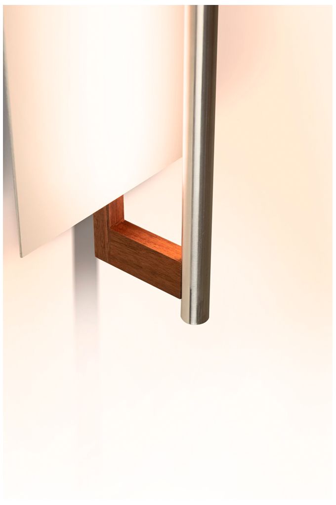 Merus 30.3" Walnut 4000K LED Sconce - 277V