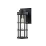 2_Mesa 11 1/2" High Textured Black Outdoor Wall Light more views