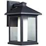1_Mesa 15 3/4" High Black Outdoor Lantern Wall Light