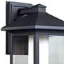 2_Mesa 15 3/4" High Black Outdoor Lantern Wall Light more views