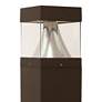 Thumbnail2 of Mesa 42" High Dark Bronze 3-CTT LED Square Bollard Light more views