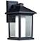 Mesa by Z-Lite Black Outdoor Wall Light