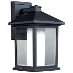Mesa by Z-Lite Black Outdoor Wall Light