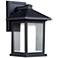 Mesa by Z-Lite Black Outdoor Wall Light