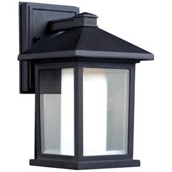 Mesa by Z-Lite Black Outdoor Wall Light