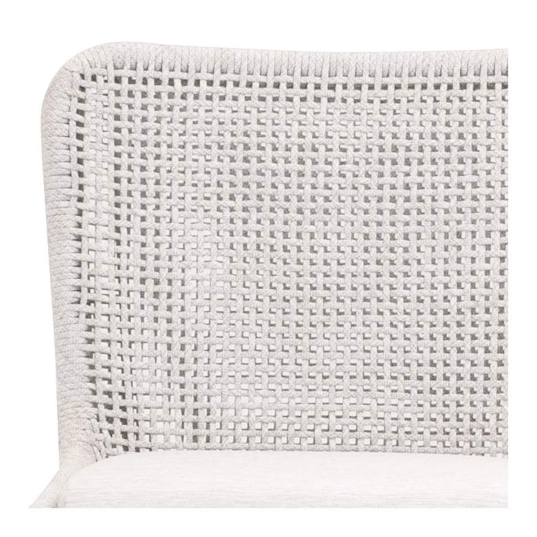 Image 2 Mesh Counter Stool, White Speckle Flat Rope, Performance White Speckle more views